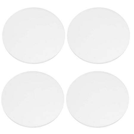 

JISBEIFHA 4pcs Sheet Acrylic Base Acrylic Board Steel Toe Shoe Covers Clay Board Empty Christmas Bottles Acrylic Panels Clear Chin Strap for Hard Hat Sheer Panels Rubbing RoundA9781