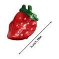 thumbnail image 2 of Strawberry Hair Clips for Women Girls Strong Hold Jaw Barrettes Unique Small Hair Accessories, 2 of 2