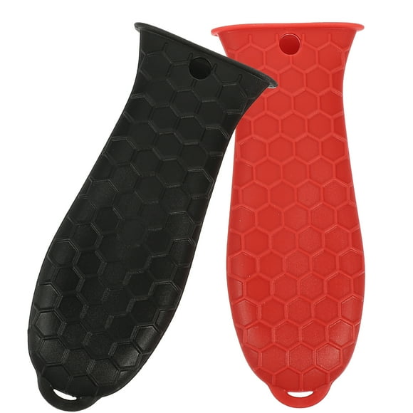 2 fundas de silicona para asas calientes, fundas para asas de sartenes y ollas.