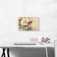 thumbnail image 2 of ARTCANVAS Couple Of Pheasants On Rock 1892 Canvas Art Print by Imao Keinen - Size: 18" x 12" (0.75" Deep), 2 of 9