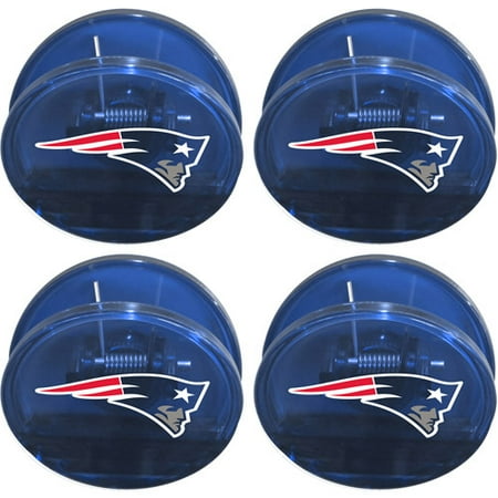 Chip Clip Set - NFL New England Patriots Magnetic Chip Clip Set, 4pk