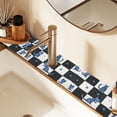 thumbnail image 2 of Yayeee Faucet Mat for Kitchen Sink 30" Diatomite Long Splash Guard Pad, Blue Cat Stars, 2 of 7