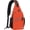 Orange, variant on Polyester Sling Chest Backpack - Lightweight Crossbody Shoulder Bag for Men & Women, Ideal for Outdoor Sports & Travel