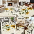 thumbnail image 6 of 6x9 Area Rugs for Living Room, Sunflowers Pastoral Non Slip Area Rugs for Kitchen Bedroom Entryway, Bees Country Botanical Retro Beige Washable Carpet Runner Rug Floor Mats for Bedroom Home Decor, 6 of 9
