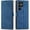 Blue, variant on QLTYPRI for Samsung Galaxy S23 Plus Case, Premium PU Leather Cover TPU Bumper with Card Holder Kickstand Hidden Magnetic Adsorption Shockproof Flip Wallet Case for Samsung Galaxy S23 Plus - Rose Gold