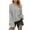 Gray, variant on GigrtiJin Women's Sweater Fall Winter Lantern Long Sleeve Casual Tops Knit Round Neck Loose Pullover Sweaters