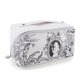 thumbnail image 4 of Bolsa de maquillaje de PU Bolsa de soporte para cosméticos de doble capa para viajes al aire libre (Caqui), 4 of 9