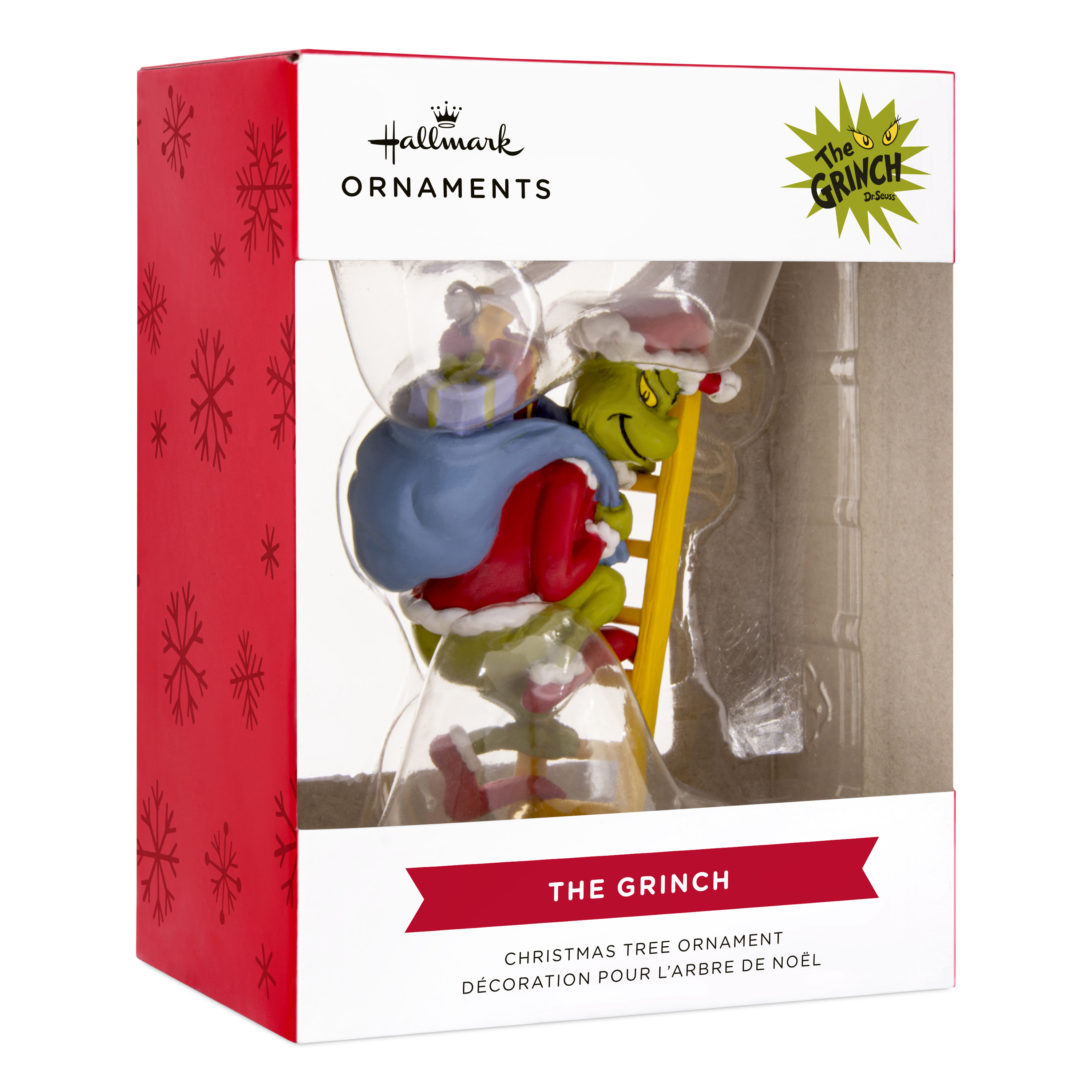 Hallmark Grinch on Ladder Christmas Ornament photo 6