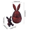 thumbnail image 3 of VOAVEKE Home Decor,Bathroom Decor,Printed Easter Decoration Ornament Simulation Box Twisting, 3 of 6