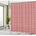 thumbnail image 4 of Ambesonne Abstract Shower Curtain, Leaf Flower Like Shapes, 69"Wx75"L, Eggplant Burnt Sienna, 4 of 4