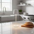 thumbnail image 2 of NXTMART Rechargeable Table Lamp, RGB Color Changing & Dimmable, 5000mAh Battery, IP54 Waterproof, 3 Light Temperatures, Touch Control for Bedroom, Desk, Patio, Outdoor, White, 2 of 8