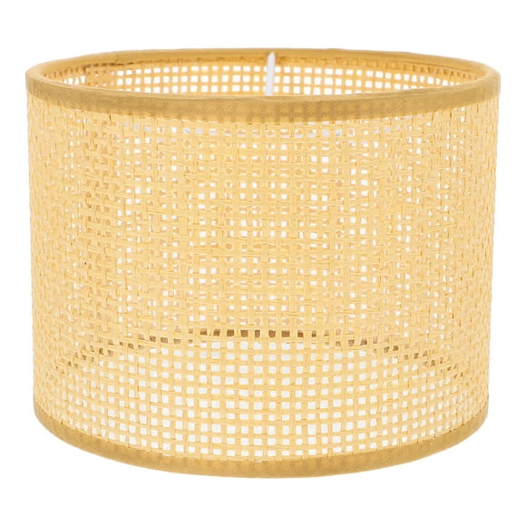 Miangastore Rattan Woven Lampshade Rattan Hand Woven Lamp Cover Rattan Lamp Protective Cover