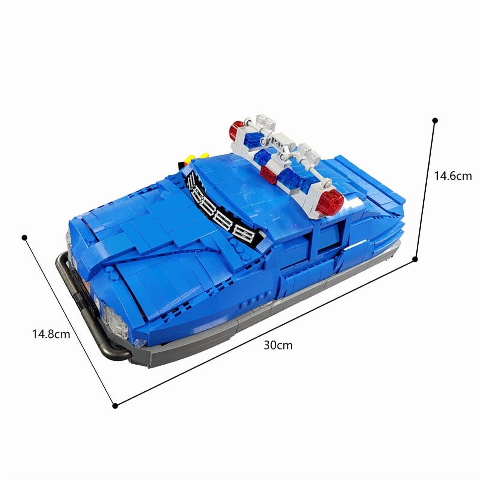 Floating Police Car Model Building Blocks Set Movie MOC Bricks Toys DIY Gift Kit 1855pcs