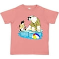 thumbnail image 3 of Inktastic Penguin and Polar Bear Iceberg Beach Bums Boys or Girls Toddler T-Shirt, 3 of 5