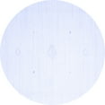 thumbnail image 1 of Ahgly Company Indoor Round Solid Blue Modern Area Rugs, 3' Round, 1 of 4