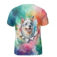 thumbnail image 2 of Funny Watercolor Adorable Australian Cattle Dog Peeking Through Torn Paper Effect All Over Print 3D Shirt Unisex Merch Heeler Lover Gifts - 00026, 2 of 6