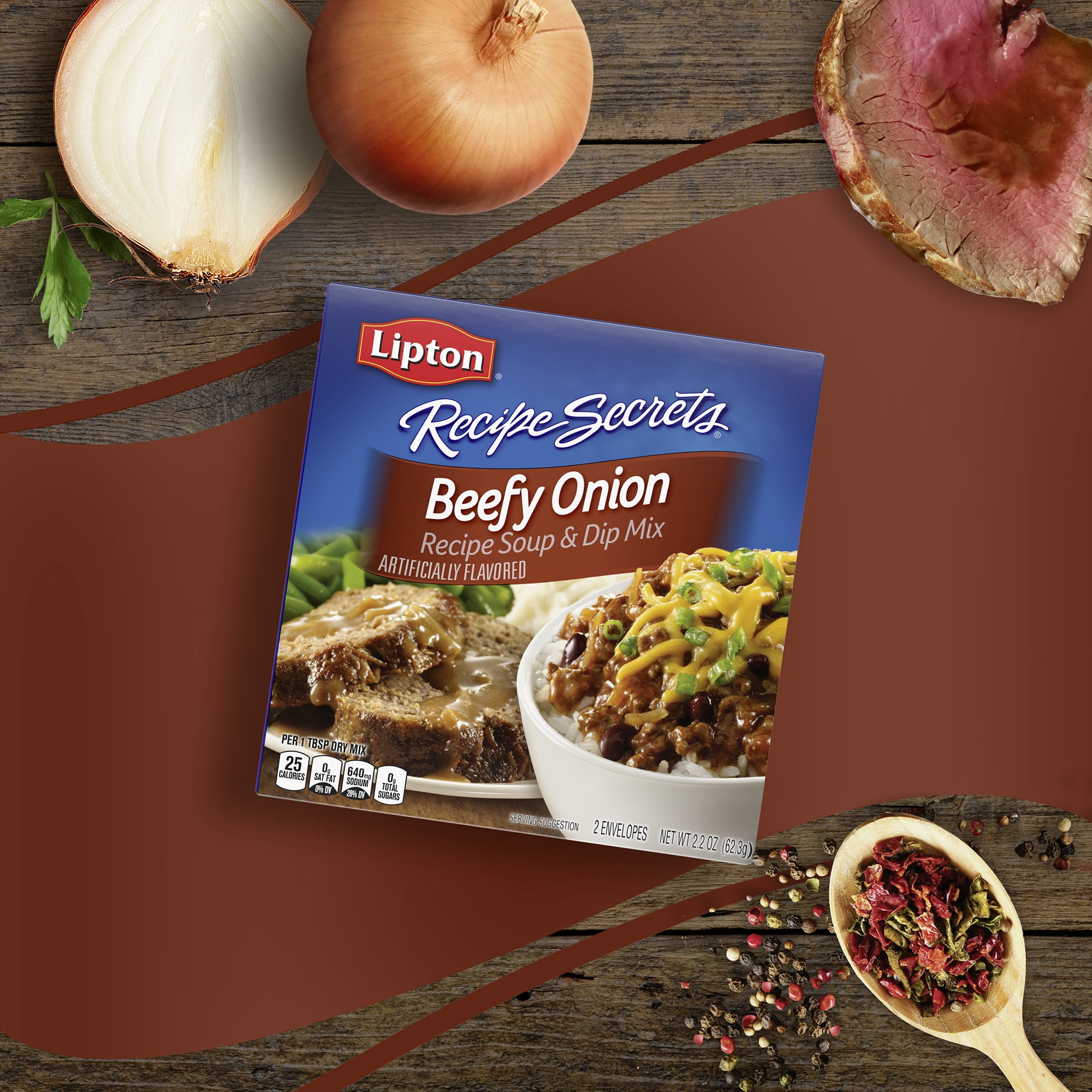 Lipton Recipe Secrets Soup and Dip Mix Beefy Onion