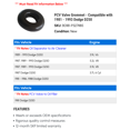 thumbnail image 2 of PCV Valve Grommet - Compatible with 1981 - 1993 Dodge D250 1982 1983 1984 1985 1986 1987 1988 1989 1990 1991 1992, 2 of 2