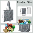 thumbnail image 3 of Rustic Style Nordic Stripes Washable Shopping Bag - Machine Washable Eco-Friendly Grocery Tote, 3 of 5