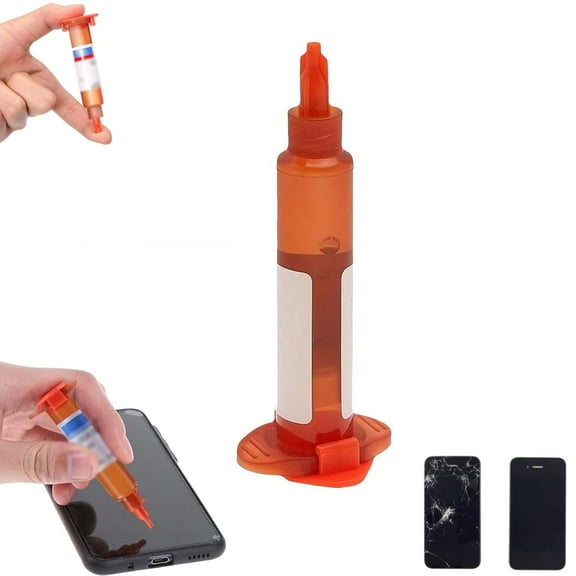 5ml Cracked Phone Screen Repair Liquid Optical Clear Adhesive Glue,Cell Phone Fix Cracked Uv Glue,Smartphone Glass Repair Glue, Cell Phone Fill Cracks Repair Tools,Touch Screen Scratch Repair Tools