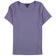 thumbnail image 1 of Karen Scott Camiseta básica sólida para mujer, Púrpura, 2X, 1 of 1