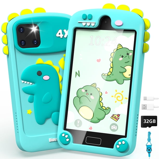 Teléfono Inteligente para Niños YIFOCO con Pantalla de 4" y Doble Cámara, 32GB