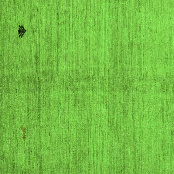 Ahgly Company Indoor Square Abstract Green Modern Area Rugs, 3' Square