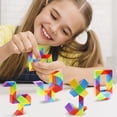 thumbnail image 4 of Rompecabezas Toy Ganowo Fidget Snake Twist, paquete de 30 unidades, arcoíris, 4 of 7