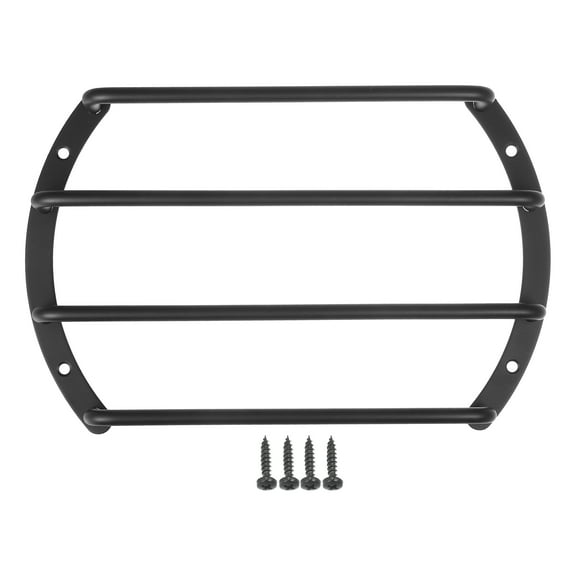 Unique Bargains Universal Iron Black 8" Speaker Grill Bar Audio Speaker Subwoofer Grill Grille 8 Inch 4 Bar 1 Set