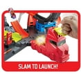 thumbnail image 4 of Hot Wheels City Toxic Gorilla Slam Playset & 1:64 Scale Toy Car with Lights & Sounds, 4 of 7