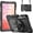 Black, variant on Case for Samsung Galaxy Tab S11 (11-inch) 2025 SM-X730/SM-X736B, Heavy Duty Shockproof Protective Case with Screen Protector, 360° Rotating Stand, Hand/Shoulder Strap