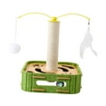 thumbnail image 3 of Cat Scratcher Post Scratching Board Protecting Furniture Torre de juego estable con pelota para ejercicios de entretenimiento Suministros de mascotas Cuadrado, 3 of 10