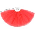 thumbnail image 3 of Youth Tulle Tutu 3 Layered Princess Mini Skirt for Ballet, Dress Up Costume Party, Running, 3 of 4