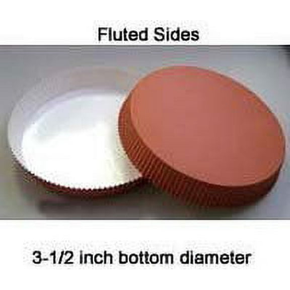 Novacart Optima Round Baking Mold - 1-1/4 Inch High, 60 Pieces