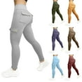 thumbnail image 5 of QIJUNTUO ​Women's Compression Performance Leggings High Waist Tummy Control Yoga Pants With Quick Dry Technology For Gym Running​ Purple, 5 of 5