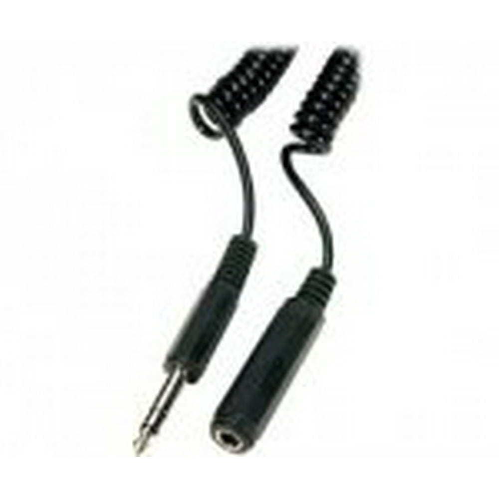 1/4Inch Stereo Headphone Extension Cord 25 feet Coiled