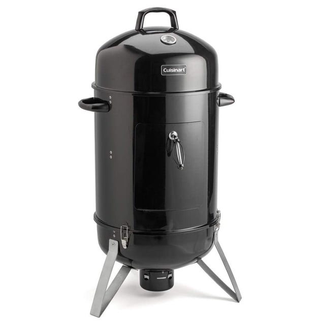 Ahumador de carbón Cuisinart COS-116, vertical, negro, 402 pulgadas