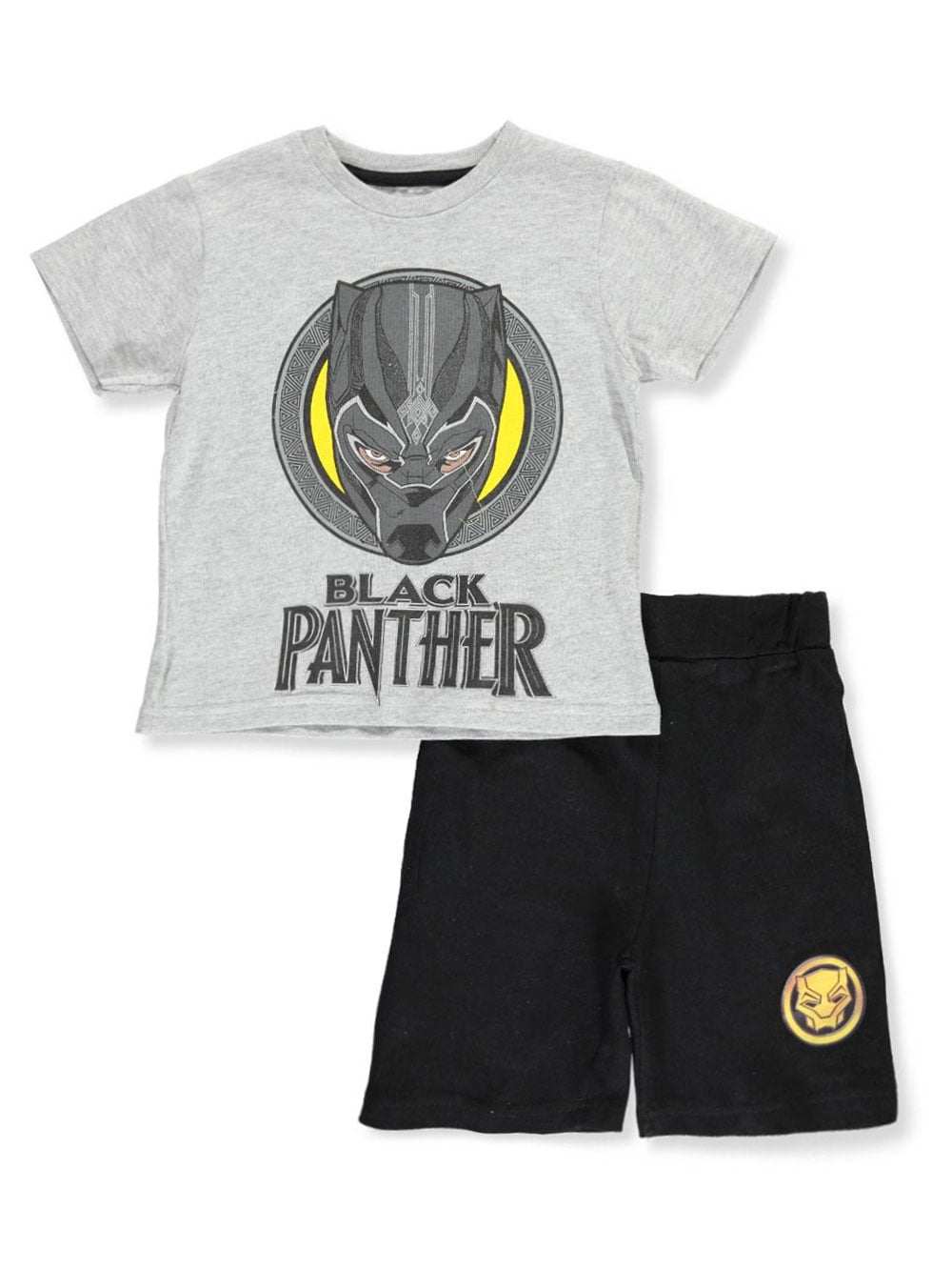 Black Panther Boys/' 2-Piece Shorts Set Outfit
