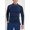 Navy, variant on Coolibar UPF 50+ Men's Tulum Long Sleeve Surf Rash Guard - Sun Protective