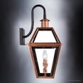 thumbnail image 6 of Luxury Historic Outdoor Wall Sconce, 22.50''H x 10.50''W, with Tudor Style Elements, French Country Design, Rustic Copper Finish and Clear Glass, Clear Glass TempeRing, UQL1382, 6 of 7