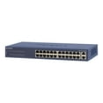 thumbnail image 3 of NETGEAR FS526Tv2 - Switch - managed - 24 x 10/100 + 2 x 10/100/1000 - desktop, rack-mountable, 3 of 4
