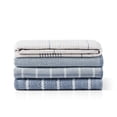 thumbnail image 3 of Better Homes & Gardens 4-Pack Kitchen Towel Set, Blue Silver, 100% Cotton, Textured Weave, 3 of 5