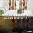 thumbnail image 3 of Fsddascl Thanksgiving Maple Leaves Blackout Curtains for Bedroom/Living Room, Thermal Insulated Kitchen Curtains, Autumn Botanical Leaves Fall Grommet Darkening Window Treatment Drapes 42"x84"x2, 3 of 6