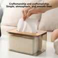 thumbnail image 5 of Quinlirra Composite Board Cover Scandinavian Tissue Box Household Living Room Coffee Table Drawer Box Transparent Restaurant Drawer Box Gifts For Women Gifts For Men Halloween Gifts, 5 of 7