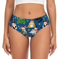 thumbnail image 1 of Fotbe Different Cats Christmas Calzones Estampados para Mujer – Ropa Interior de Algodón, Cómoda, Suave y Elástica-3X-Large, 1 of 6