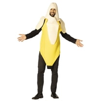 Imposta Costumes Banana Peeled Halloween Costume, Men and Women, Yellow, Adult One Size, 30030-OS