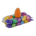 thumbnail image 2 of 48 Pc Plastic Egg Hunt with Peeps Chick Plush Fillable Easter Party Pack Colorful Pastel Surprise 2.5 Inch, 2 of 7