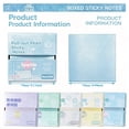 thumbnail image 3 of Transparent Sticky Notes, 100 Sheets Pull Out Memo Notes With Strong Adhesive, Clear Page Markers For Office, Work, Study, Document Notes, Stationery Supplies(Style C), 3 of 9