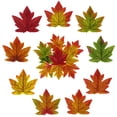 thumbnail image 4 of Iamnij 50Pcs Fall Artificial Maple Leaves Thanksgiving Autumn Leaf For Weddings Autumn Parties Art Scrapbooking Decorations, 4 of 8