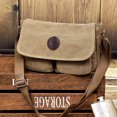 thumbnail image 1 of LHSHID Retro Canvas Shoulder Bag For Men Women Library Sling Bag Business Messenger Bag Crossbody Bag For Hanging Out & Daily Commute, 1 of 7